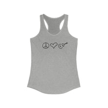 Load image into Gallery viewer, Comfy Women's Peace Love Ukulele Tank (3 colors)