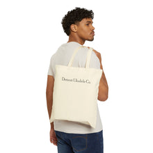 Load image into Gallery viewer, Simple Tote Bag with Detroit Ukulele Co. logo
