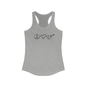 Comfy Women's Peace Love Ukulele Tank (3 colors)