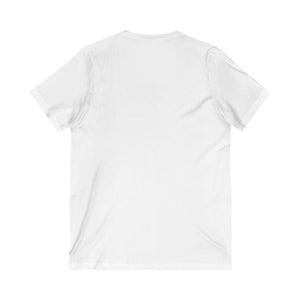 Cotton Unisex White or Gray with D.U.C. Logo V-Neck Tee