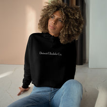 Load image into Gallery viewer, Crop Hoodie with D.U.C. Logo
