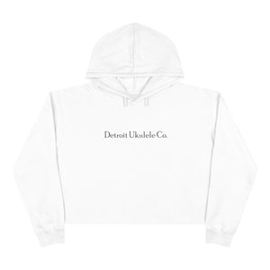 Crop Hoodie with D.U.C. Logo