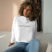 Load image into Gallery viewer, Crop Hoodie with D.U.C. Logo
