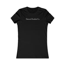 Load image into Gallery viewer, Comfy Women&#39;s Black D.U.C. Logo Tee
