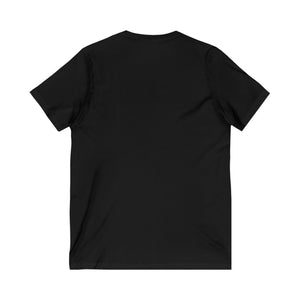 Cotton Unisex Black with D.U.C. Logo V-Neck Tee