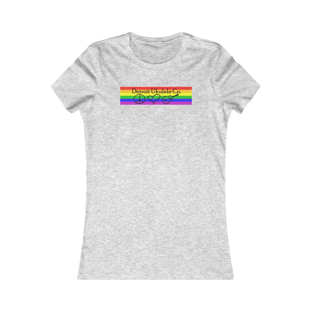 Comfy Women's Gray or White Pride Logo Tee