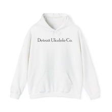 Load image into Gallery viewer, Cozy Hooded Sweatshirt Gray or White D.U.C. Logo
