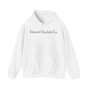 Cozy Hooded Sweatshirt Gray or White D.U.C. Logo