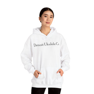 Cozy Hooded Sweatshirt Gray or White D.U.C. Logo