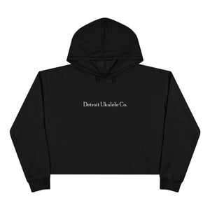 Crop Hoodie with D.U.C. Logo