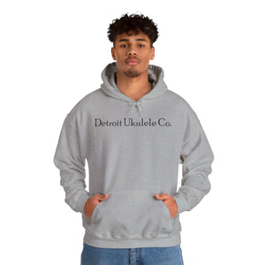 Cozy Hooded Sweatshirt Gray or White D.U.C. Logo